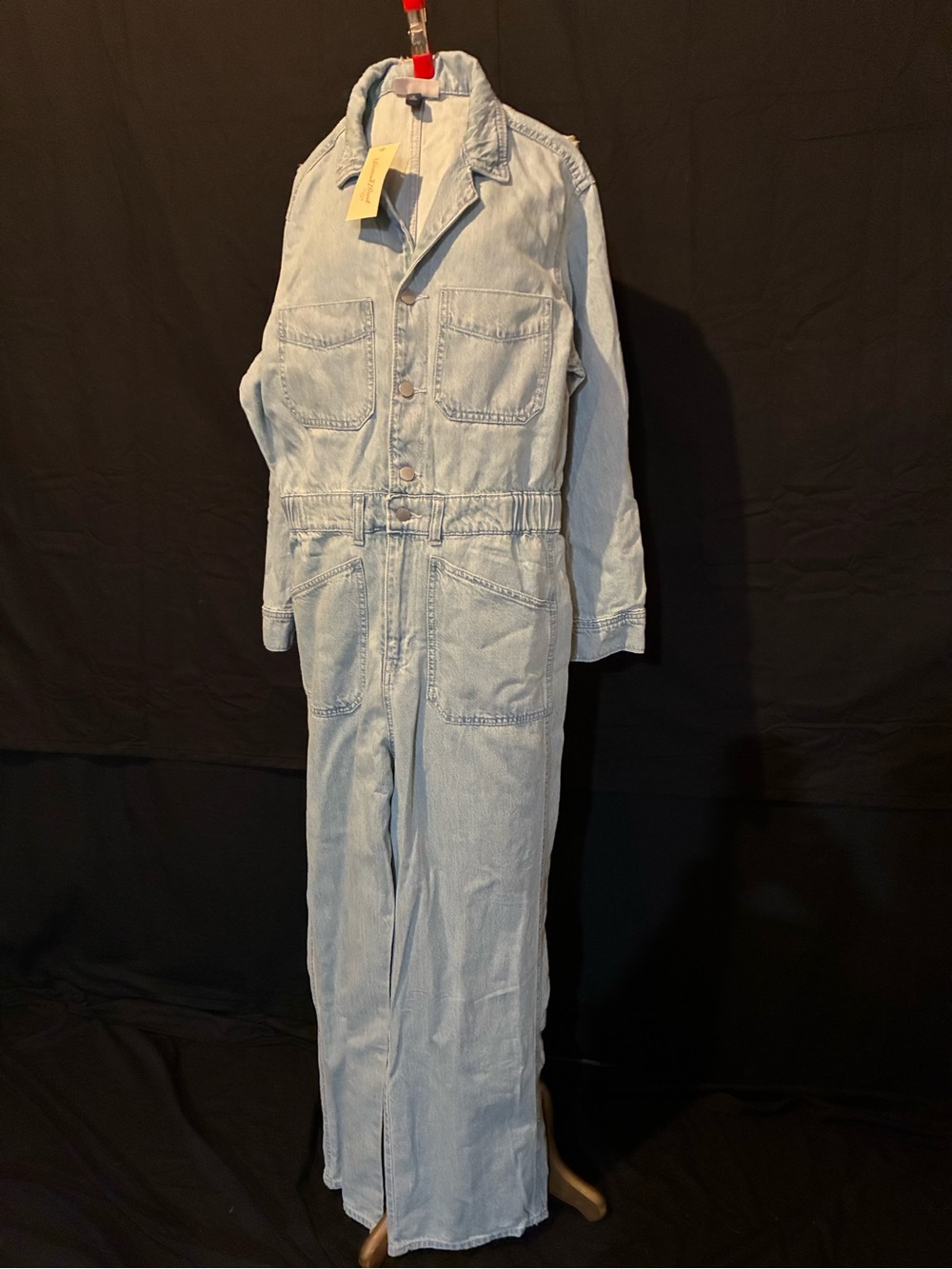 Universal Thread Light Blue Denim Utility Jumpsuit 10 NWT
